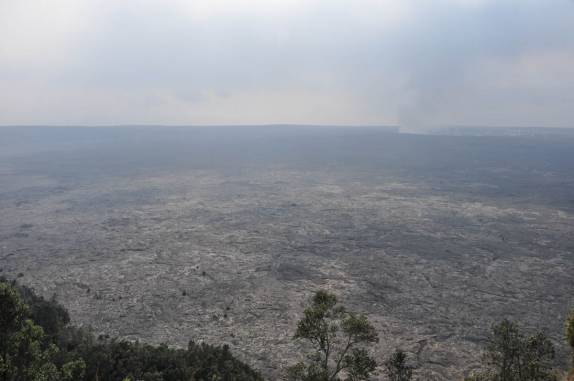 A gigantesca cratera do Kilauea, em Volcano, na Big Island, no Havaí
